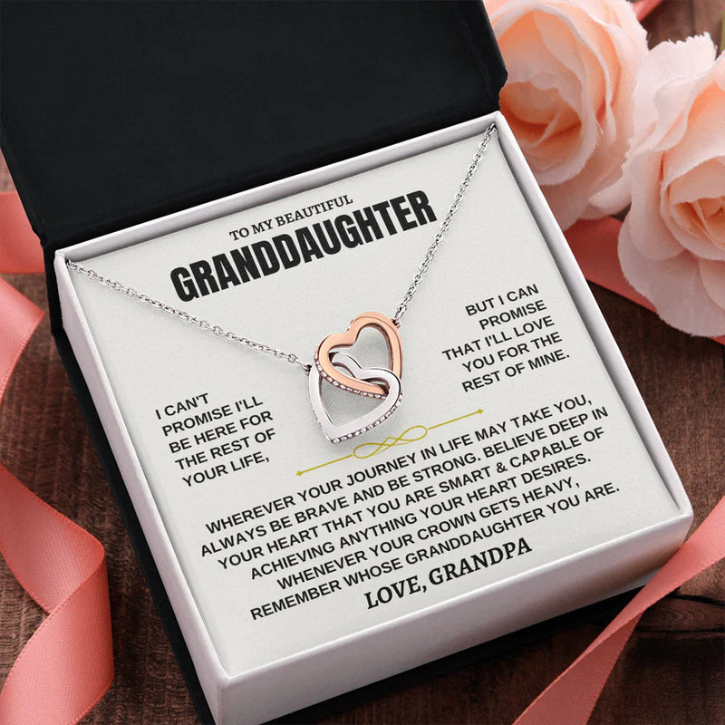 Load image into Gallery viewer, Peach Heart Pendant Clavicle Chain Double Love Necklace Love Heart-to-heart
