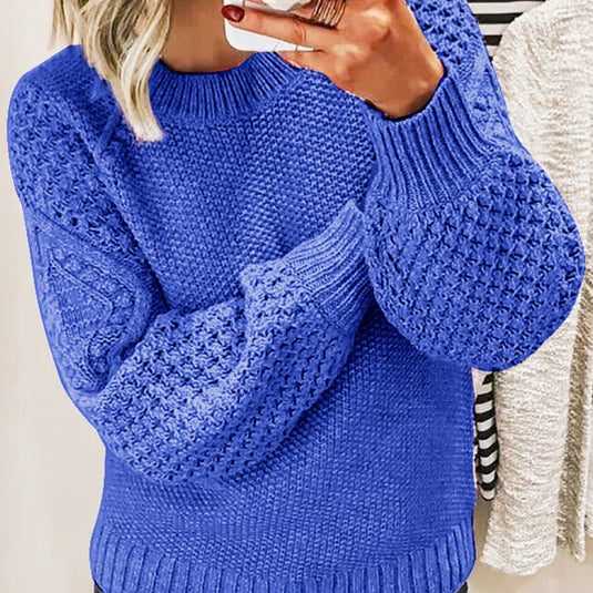 All Match Solid Color Thick Warm Sweater