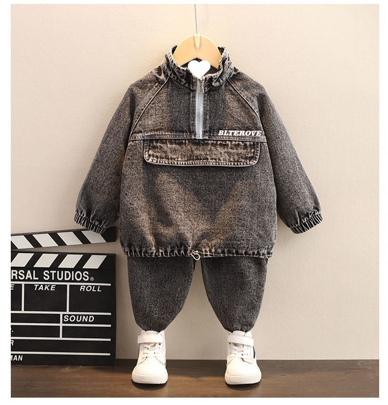 Load image into Gallery viewer, Boys Spring Clothing New Clothes Fashionable Handsome Children&#39;s Clothing
