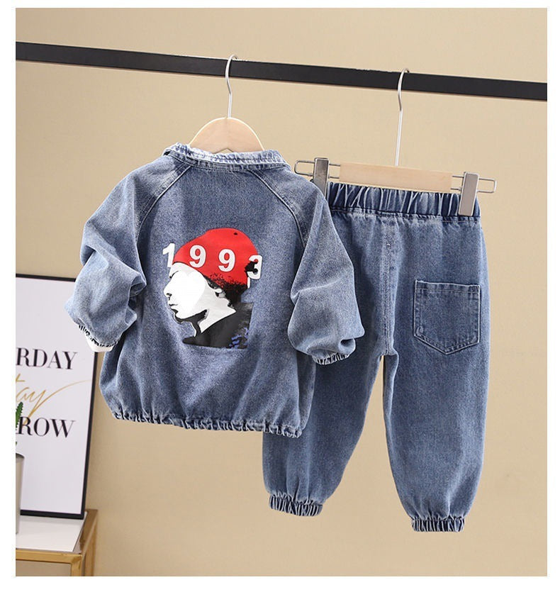 Load image into Gallery viewer, Boys Spring Clothing New Clothes Fashionable Handsome Children&#39;s Clothing
