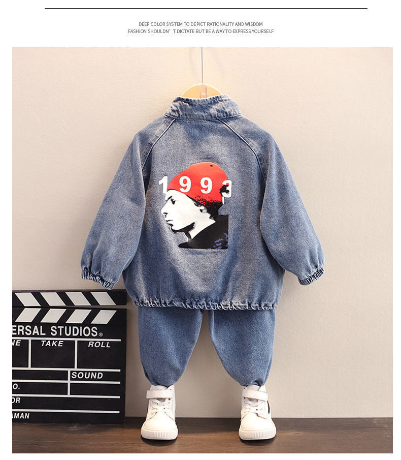 Load image into Gallery viewer, Boys Spring Clothing New Clothes Fashionable Handsome Children&#39;s Clothing
