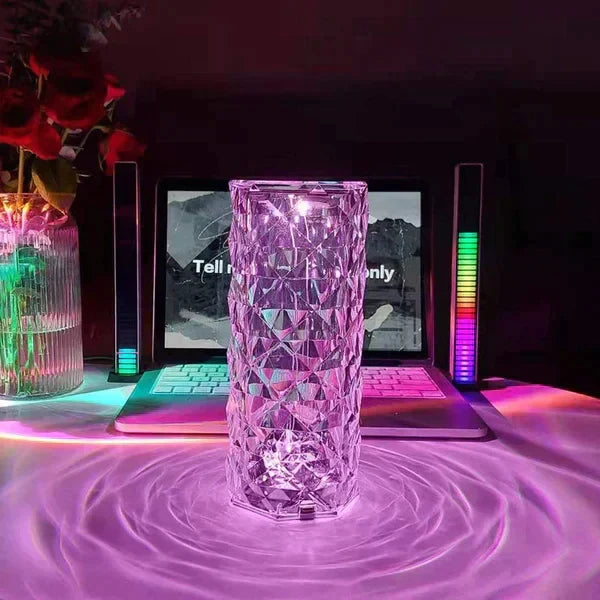 Load image into Gallery viewer, Crystal Rose Lamp
