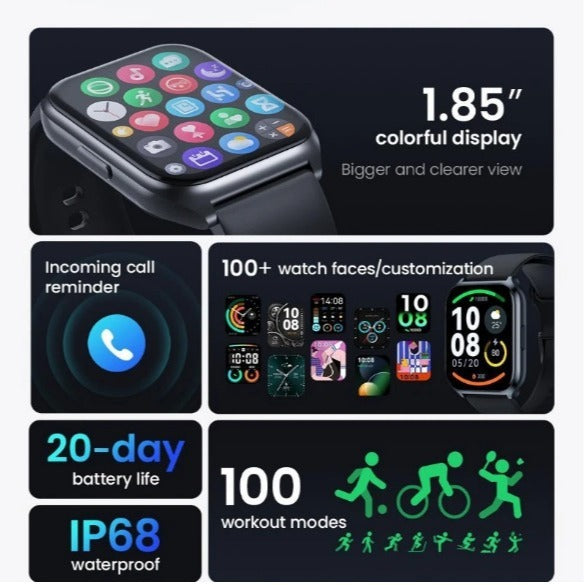 Load image into Gallery viewer, Heart Rate Sleep Monitoring Sports Bluetooth Smart Watch
