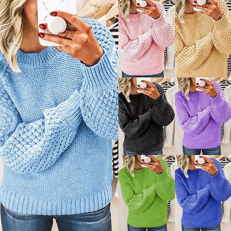 Load image into Gallery viewer, All Match Solid Color Thick Warm Sweater
