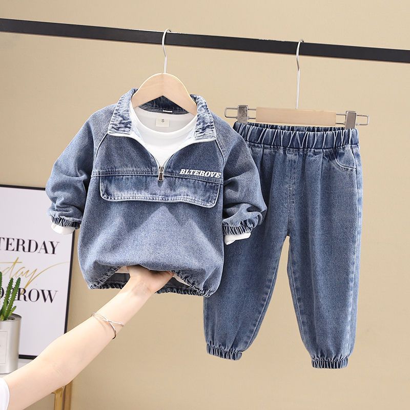 Load image into Gallery viewer, Boys Spring Clothing New Clothes Fashionable Handsome Children&#39;s Clothing
